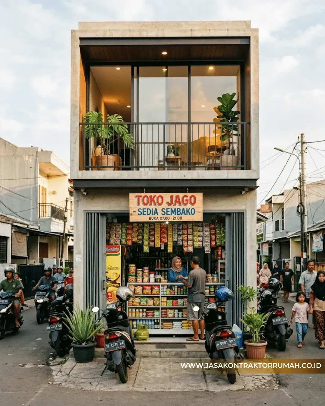 Bangunan rumah toko 2