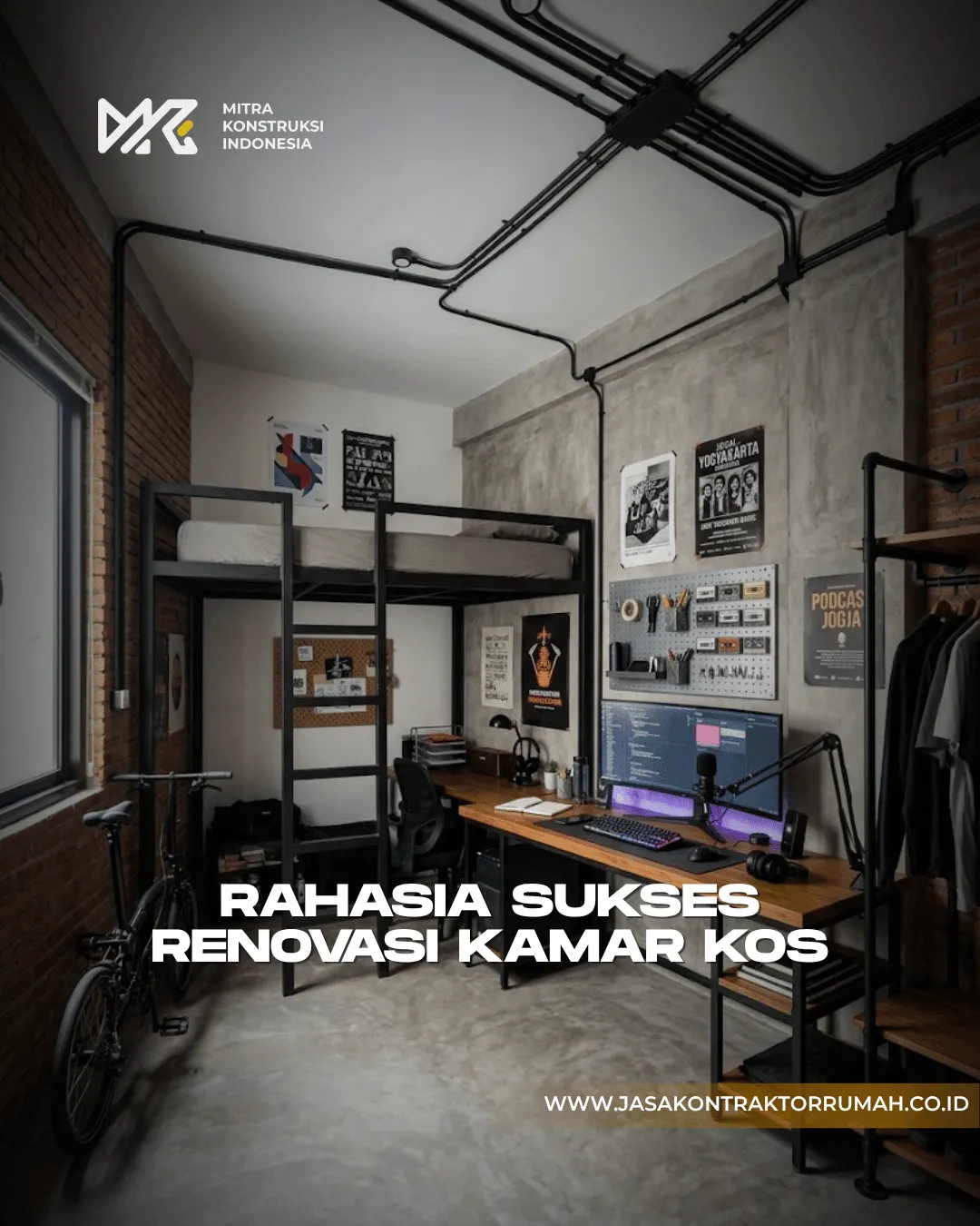 renovasi kamar kos 1