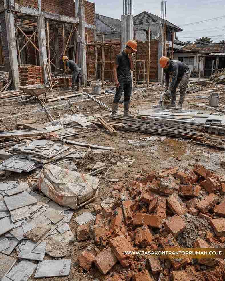 Pemborosan Bahan Bangunan