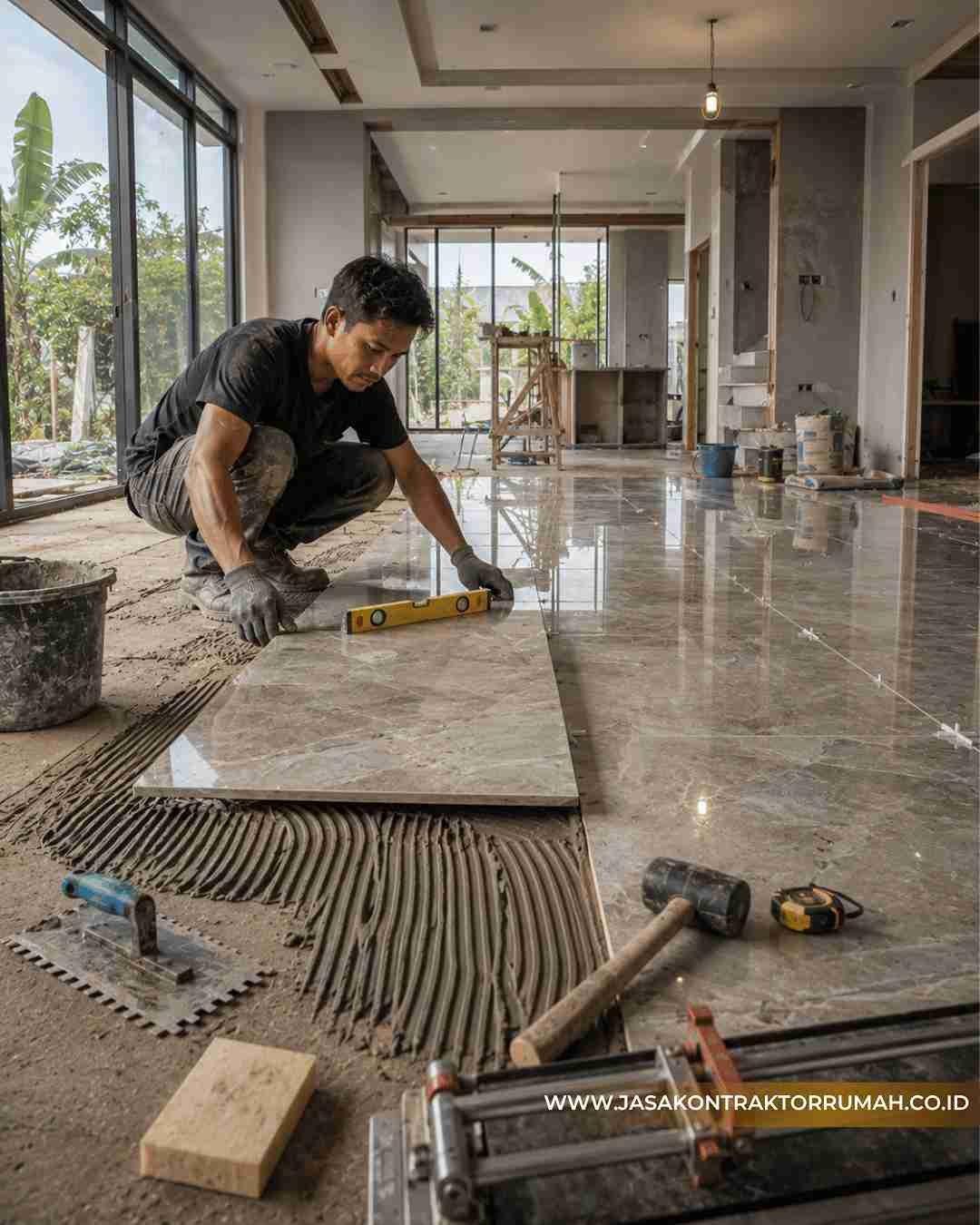 Pemasangan Lantai Granit