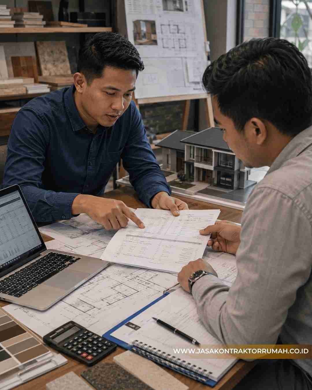 Kontraktor Menyediakan Kontrak Kerja dan RAB