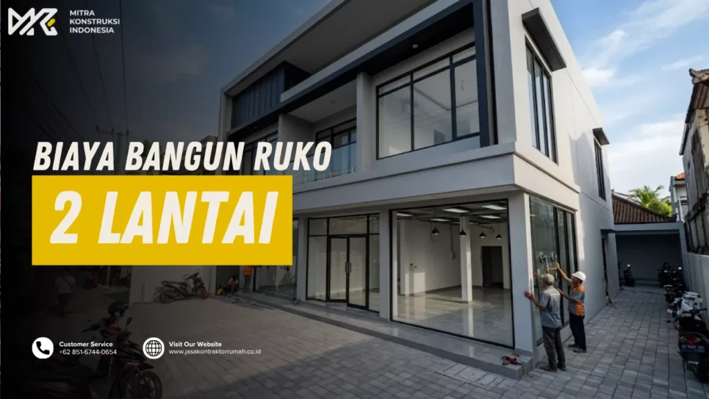 biaya bangun ruko 2 lantai