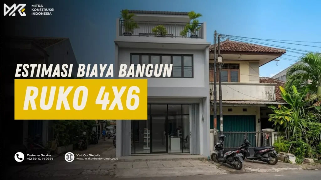 biaya bangun ruko 4x6