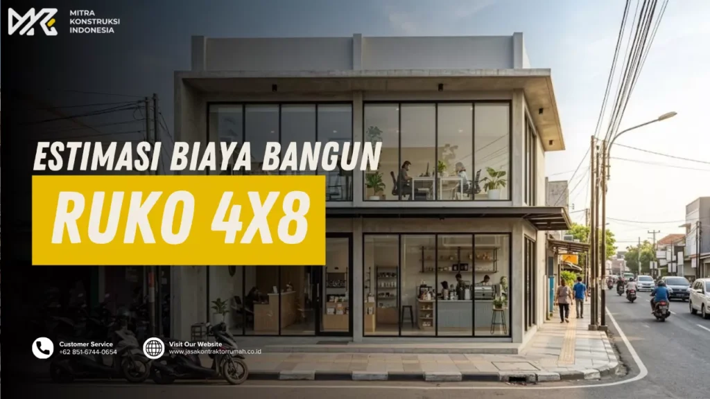 biaya bangun ruko 4x8
