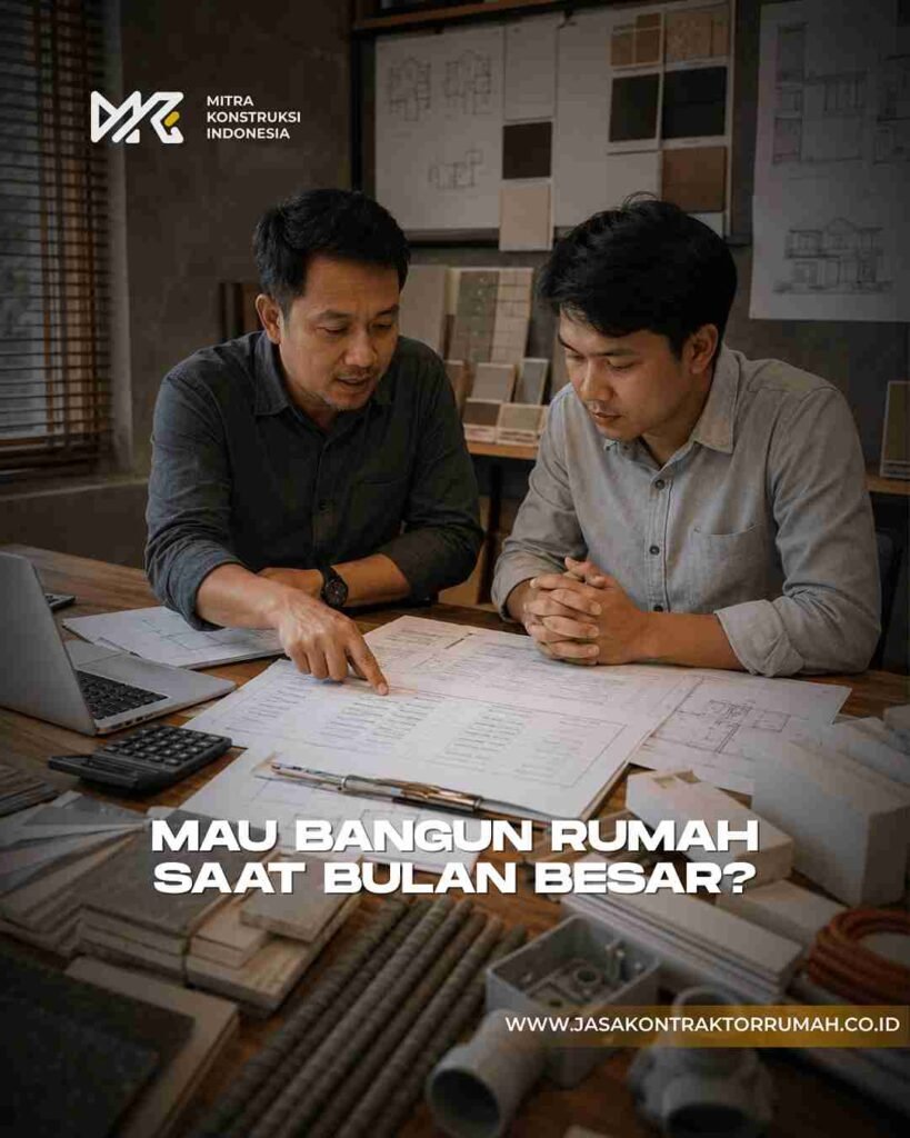 Perencanaan Anggaran Bangun Rumah Bulan Besar