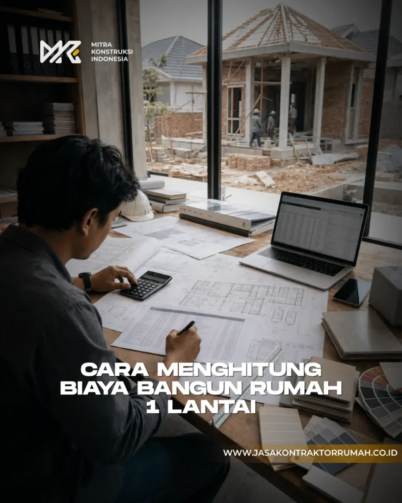 Cara Menghitung Biaya Rumah 1 Lantai