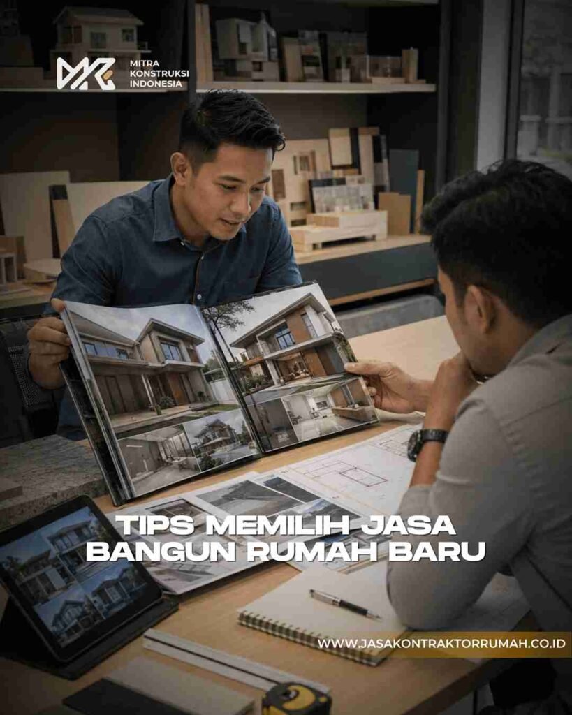 Kontraktor Rumah Menunjukkan Portofolionya